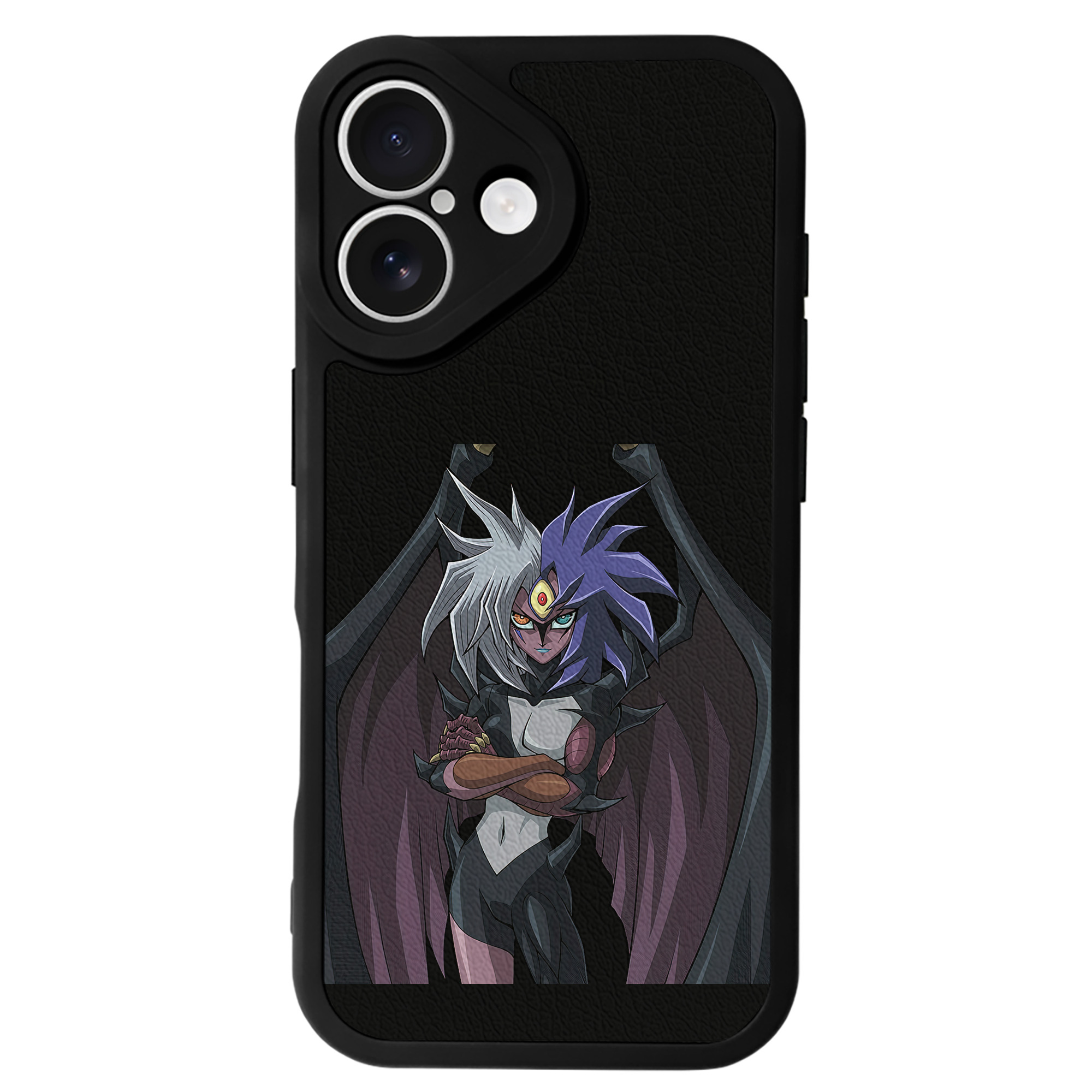 （画像用） 遊☆戯☆王 Yu-Gi-Oh! 【iPhone 16シリーズ対応】シリコンスマホケース（レザー調） 材質：シリコン